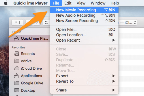 Recordadora de iPhone para Mac
