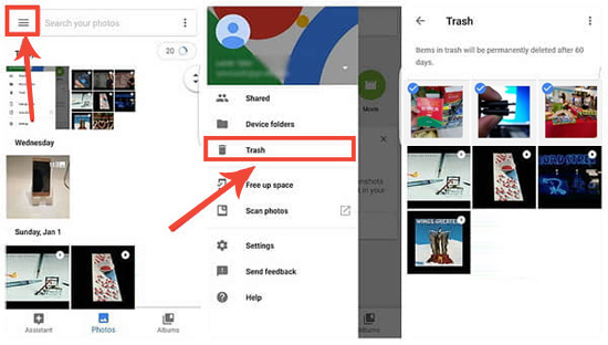 Cómo recuperar videos eliminados en Android con Google Photos