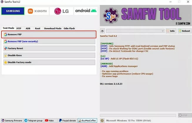 SAMFW REDMI FRP BYPASS Tool Android 15