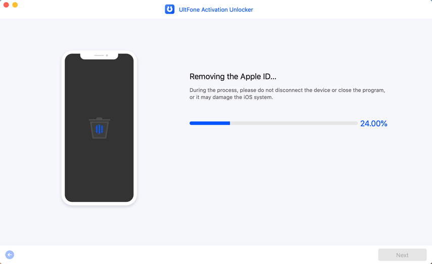 eliminar la identificación de Apple
