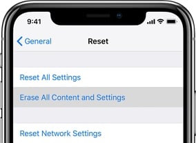 Restablecer la configuración de su iPhone 