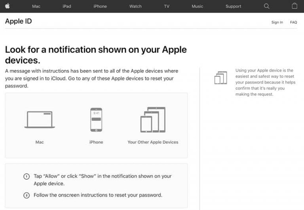 Verifique la notificación en el dispositivo