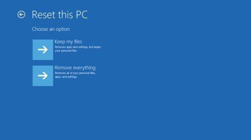 Restablecer esta PC