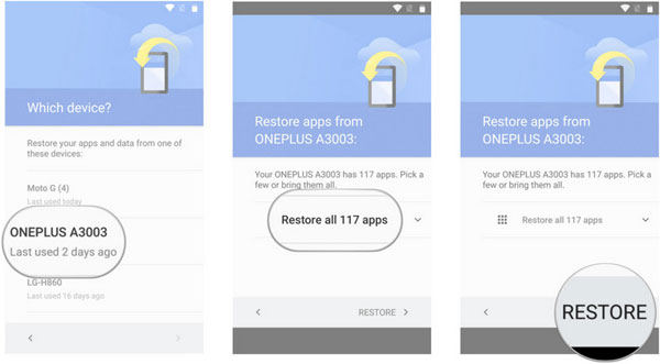 Recuperar archivos OBB eliminados en Android de Google Backup