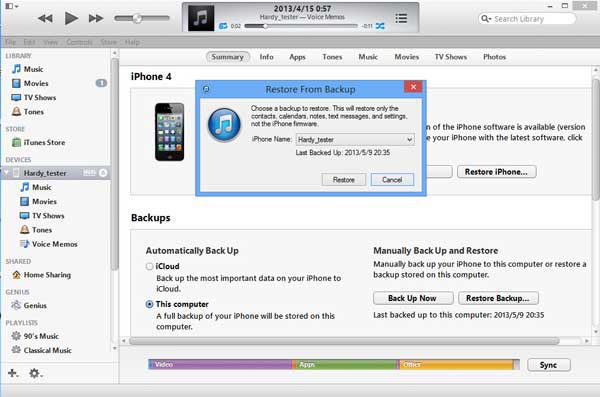 Arreglar iPhone congelado a través de iTunes