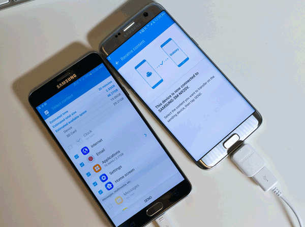 aplicación de transferencia de teléfono