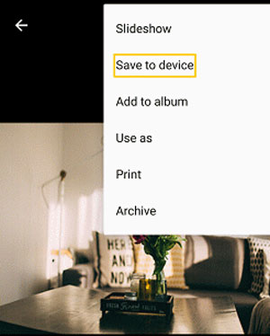 Restaurar fotos y videos de Android desde la copia de seguridad después de la configuración selectivamente