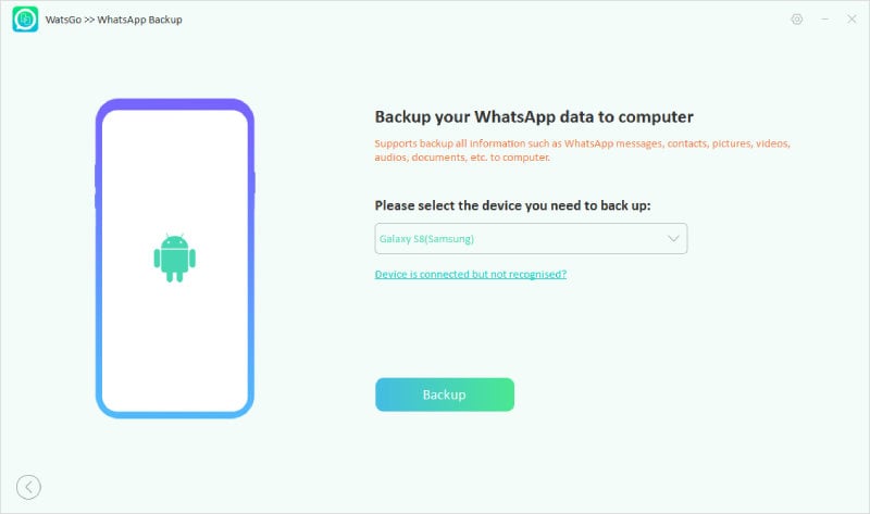 Guía de Watsgo - Conecte el dispositivo