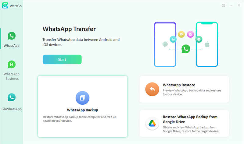 Guía Watsgo - Seleccione Whatsap Backup