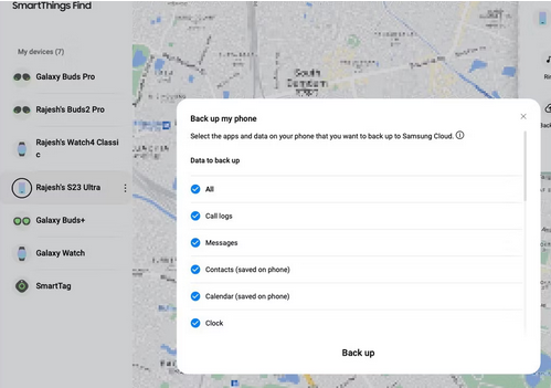 Recuperar textos de Broken Android con SmartThings Find