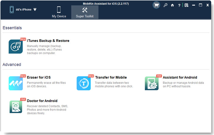 iTunes copia de seguridad y restauración