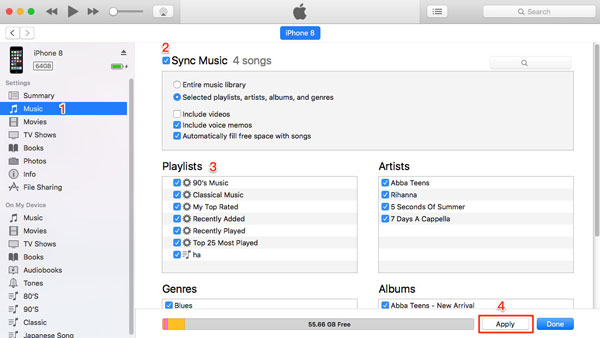 Transferir grabaciones de voz desde iPhone a computadora con iTunes