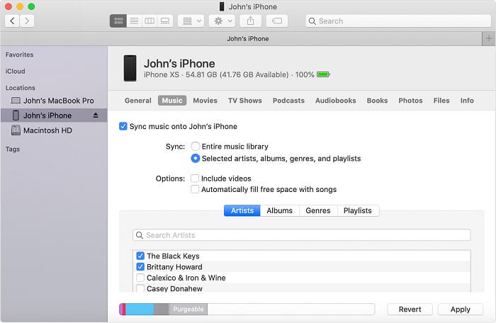 Sync Music de Mac a iPod