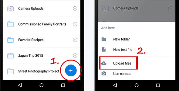 Transfiera datos de Android a iPhone 16 con Dropbox