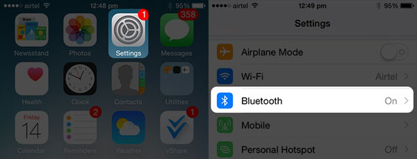 Desactivar iPhone Bluetooth