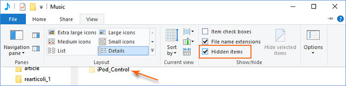 Deshide las carpetas ocultas en Windows