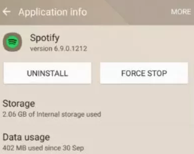 reinstalar Spotify
