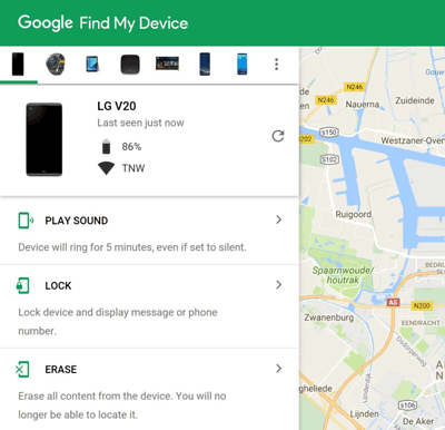 Cómo desbloquear un teléfono OnePlus a través de Google Encuentre mi dispositivo