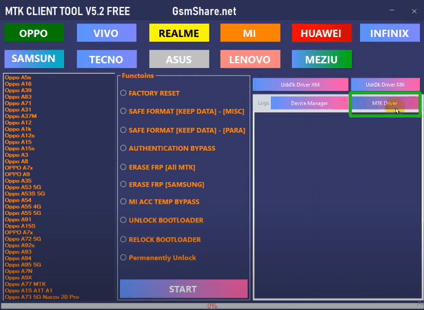 instalar controlador MTK