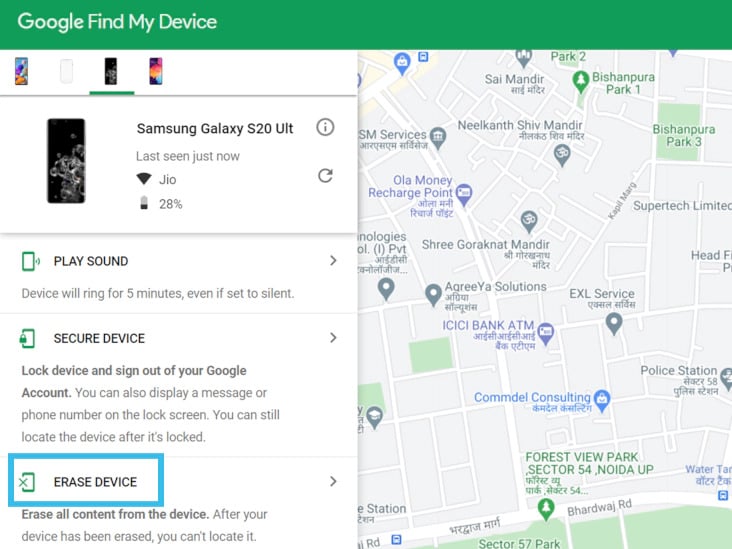 Cómo restablecer el teléfono Huawei cuando se bloquea a través de la cuenta de Google