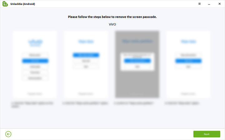Eliminar la contraseña de pantalla de Vivo
