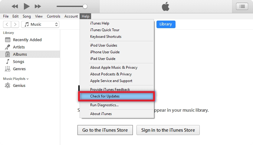 Actualizar iTunes 