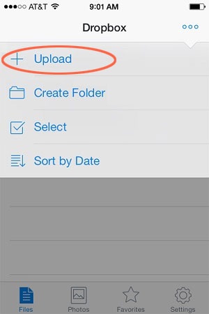 Transfiera música de iPhone a PC a través de Dropbox