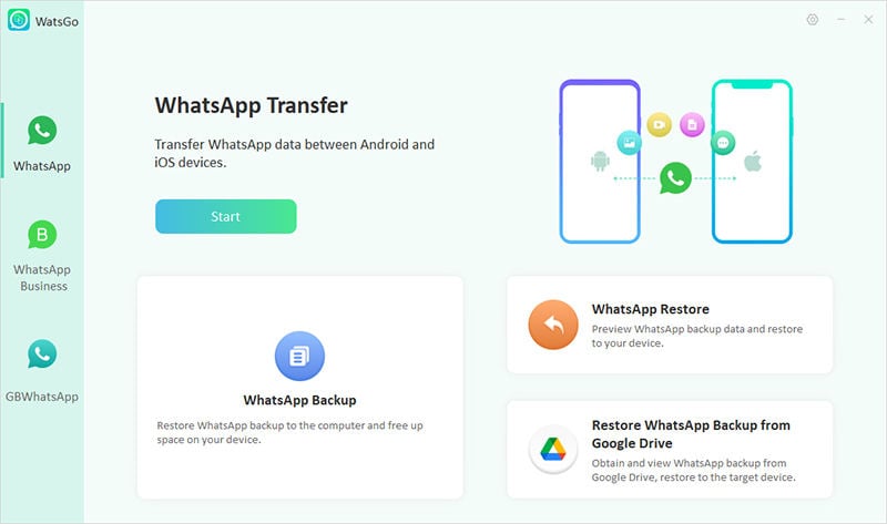 Proceda con la función de copia de seguridad de WhatsApp
