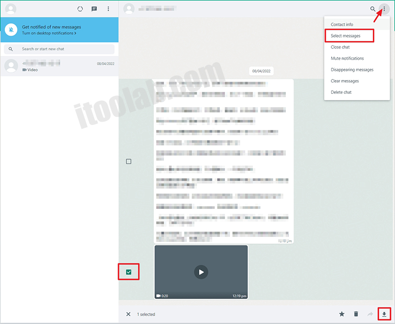 Descargar WhatsApp Web Video en PC