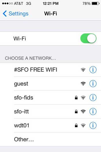 Conecte su iPhone a una buena red WiFi