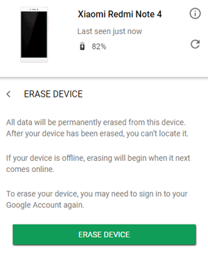 Cómo desbloquear a Infinix con Google Encuentra mi dispositivo