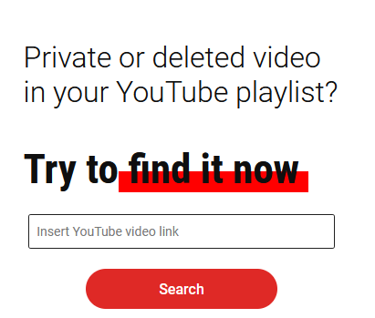 Cómo recuperar videos eliminados de YouTube a través del buscador de videos de YouTube